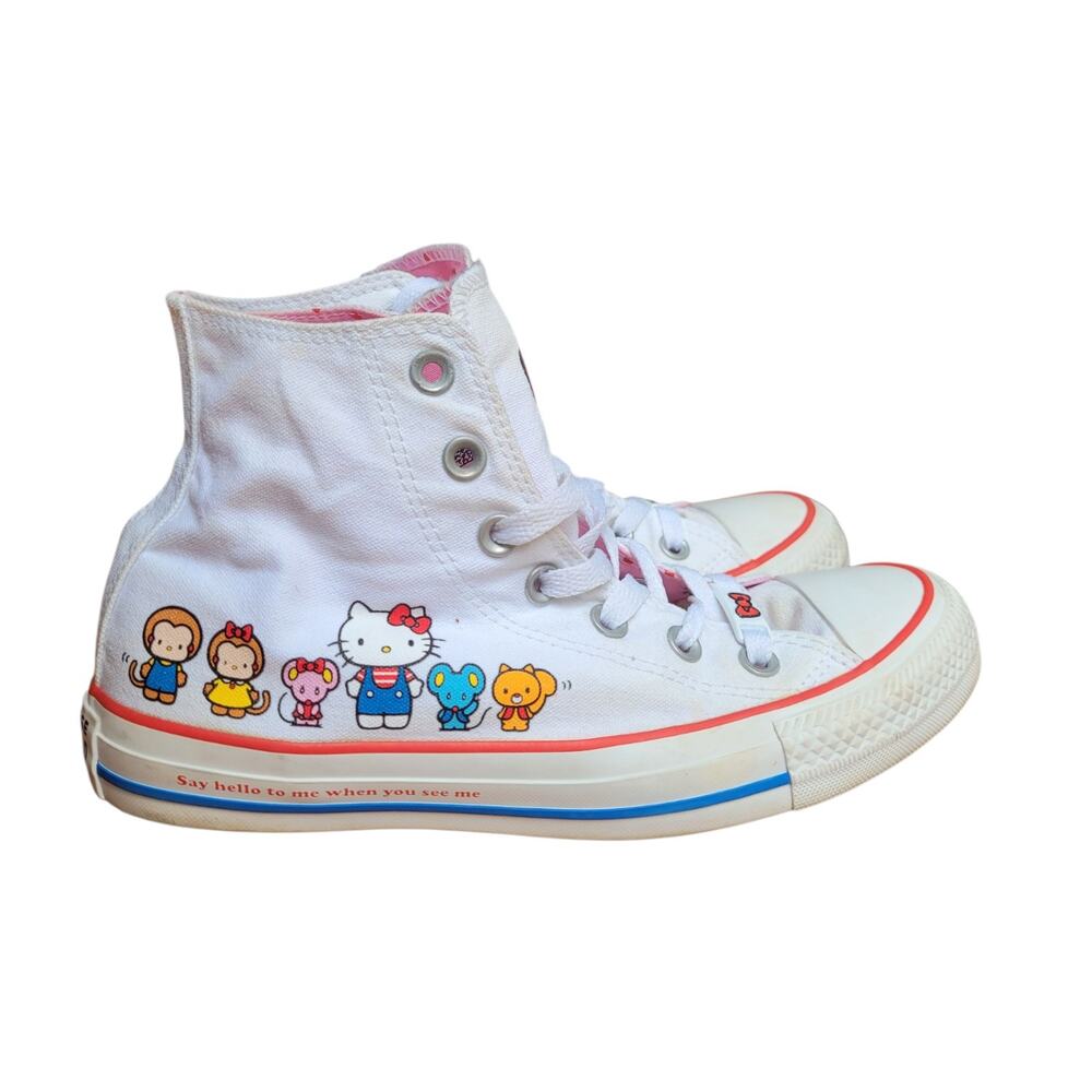 Converse Hello Kitty x Chuck Taylor, Hi White 162944C Women's Size 7